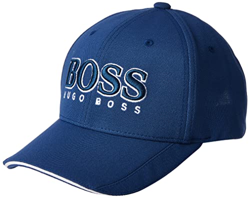 BOSS HUGO BOSS Men's Technical Pique Large Logo Baseball Cap