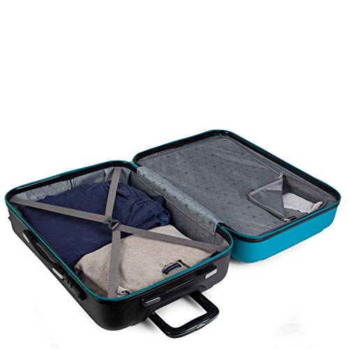 ITACA - Maleta Cabina de Viaje Rígida 4 Ruedas Trolley 55 cm ABS. Equipaje  de Mano. Pequeña Práctica Cómoda y Ligera Low… - Guiadelturista.com
