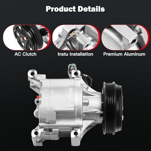 Image of Air Conditioning Compressor for Toyota Echo Yaris 1.3L 1.5L 2000-2005