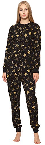 Merry Style Damen Schlafanzug Strampelanzug Schlafoverall MS10-187...