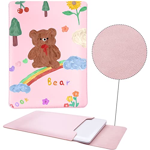MAYCARI 15.6 Inch 16 Inch Cute Bear Painting Laptop Sleeve Case Bag Compatible with MacBook Pro 16"(2019,2021) - Image 2