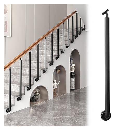 Rambardes d'escalier réglables à angle de 270 degrés avec kit de vis - 2