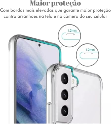 [GL CASES] Capa Samsung Galaxy A12 Capinha A12 NÃO AMARELA Anti Amarelamento Slim Clear Protetora Reforçada Silicone Rígida Transparente Case Galaxy A12 Anti Choque Com Proteção Para Câmera
