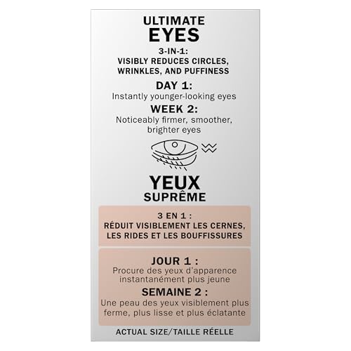 Olay Eyes Ultimate Eye Cream for Dark Circles,Wrinkles and Puffiness,13 ml (0.4 fl. oz.),(Pack of 2) - image 9