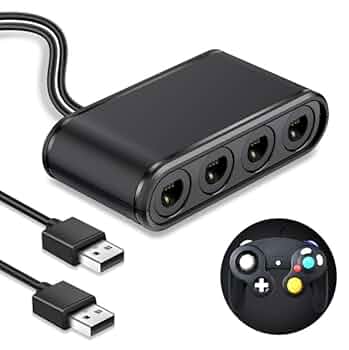 Amazon | GCコントローラー接続タップ ゲームキューブ