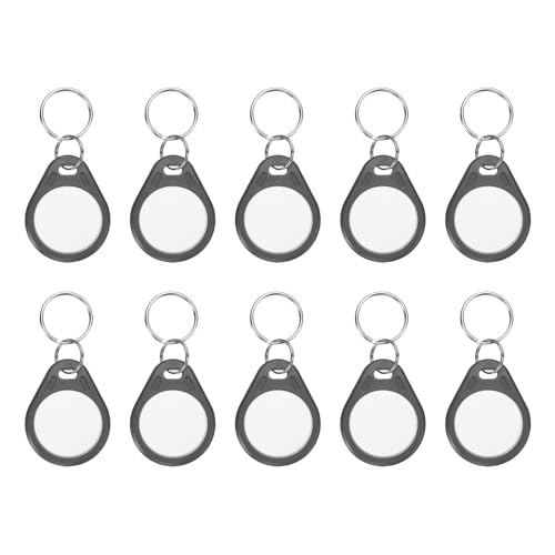 PATIKIL 10Pcs 13.56MHz CUID Writable Rewritable Smart Key Fobs Classic 1K