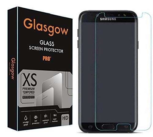 Glasgow Premium Tempered Glass Screen Protector for Samsung Galaxy J7 Pro [flexible] [Gorilla] Bubble Free Installation [Screatch proof] [Guard] (B08297GFPN) Amazon Price History, Amazon Price Tracker