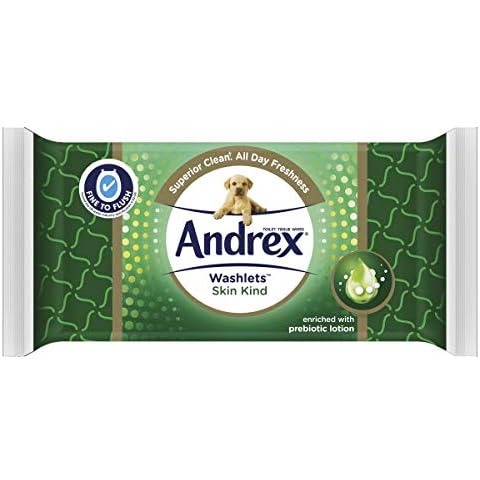 Andrex Skin Kind 36 Wipes Cover