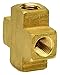 Parker Hannifin 2205P-12 Brass Cross Pipe Fitting, 3/4" Female Thread x 3/4" Female Thread x 3/4" Female Thread x 3/4" Female Thread