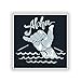 YANGANG6 Decalcomanie e Adesivi per Auto 13 cm * 13 cm Aloha Surf Surf Sticker Motorcycle Helmet Window Car Sticker Decalcomania