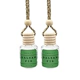 Balsam Fir Car Air Hanging Essential Oil, Car Air Freshener Diffuser, Long Lasting Essential Oils, Aromatherapy Vehicle Diffuser by Simplee & Co