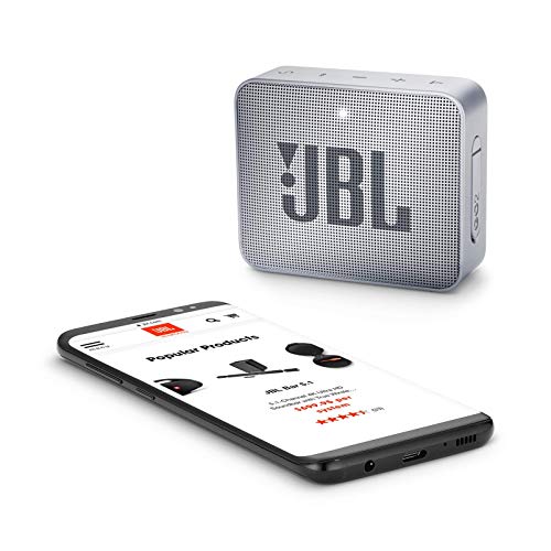 Jbl Go 2 Portable Bluetooth Waterproof Speaker, Grey, 4.3 X 4.5 X 1.5 #TOP4