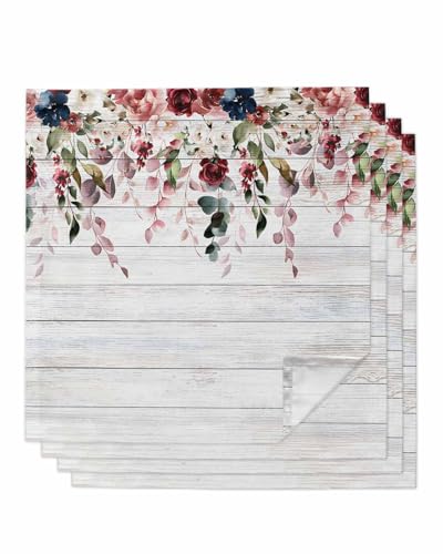 Servilletas de Tela Valentine Rose Set 4 50.5x50.5 cm miniatura 1