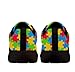 Autism Shoes for Women Men Trail Running Casual Fashion Sneakers Slip-on Tennis Shoes