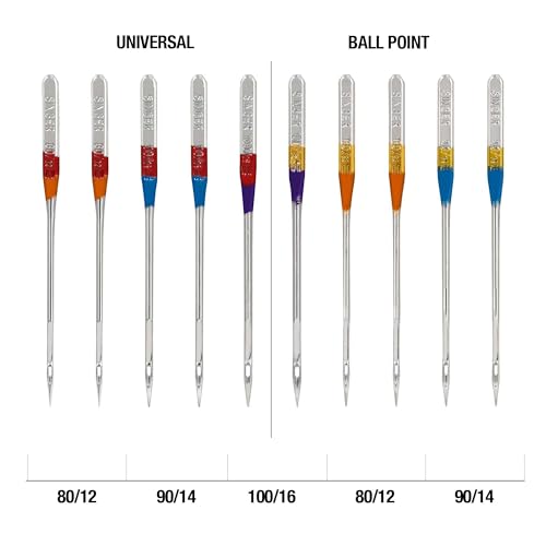 Singer 04800 Universal Regular Point And Ball Point Sewing Machine Needle thumb #1