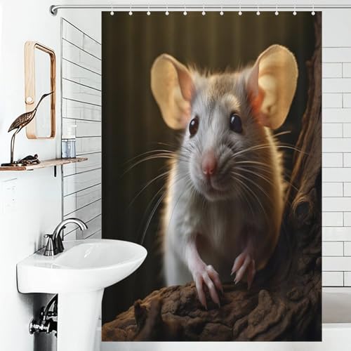 Rideaux de douche en polyester de qualité supérieure textile imperméable 122cm - 6