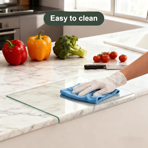 Tabla para cortar de vidrio templado rectangular clara miniatura 5
