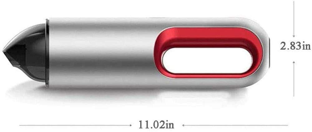 Aspirador de automóviles 5200PA Vacío de automóviles Bajo Ruido Mojado y seco Auto Aspirumeer (Color : Red)
