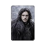 WGRWA Jon Snow Filmkunst, Retro-Poster, Metallblechschild, 