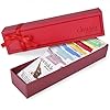 Chuao Chocolatier Taste the Joy Assorted Mini Gourmet Chocolate Bars Gift Box | Milk and Dark Chocolate Flavor Variety Sampler For Birthday, Mothers and Fathers Day, Thank you, Corporate Gift Baskets | 8 Bars
