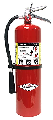 Amerex B456 ABC Dry Chemical Fire Extinguisher with Aluminum Valve, 10 lb. with Bracket #1