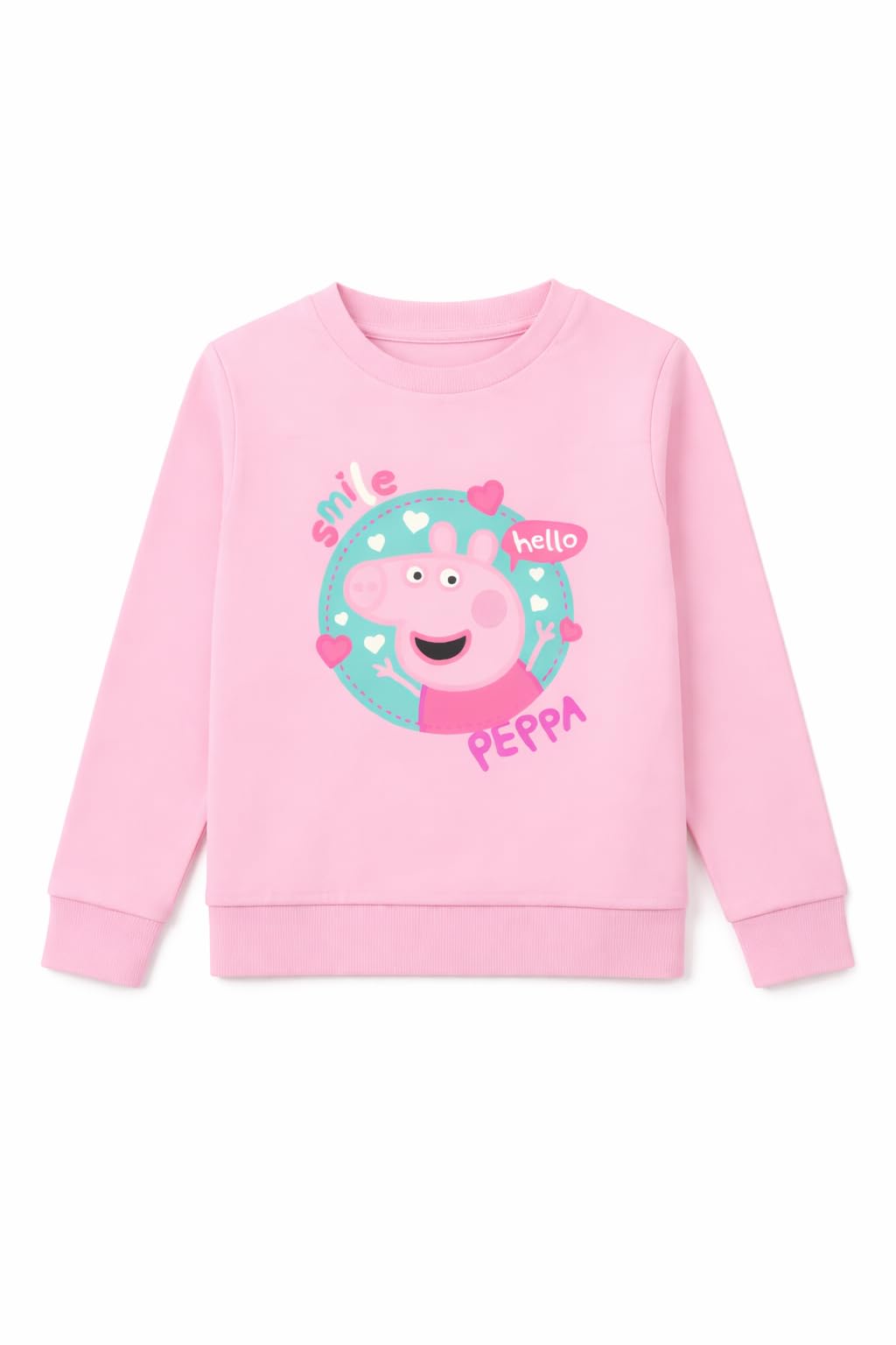 Peppa Pig Girls Pink Sweatshirt, Light Age 18-24 Months