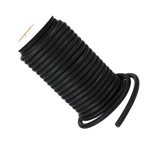 JCS Latex Tubing, 3/16inch (I.D.) 3/32inch (Wall) x 1 Foot, Black