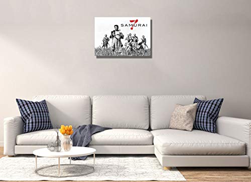 Image of Tallenge - Seven Samurai - Akira Kurosawa Masterpiece - Classic Movie - Small Poster(Paper,12 x 17 inches, MultiColour)