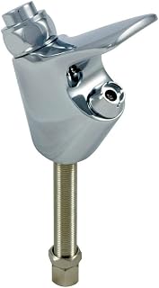 Grifo cromado para fuente de agua potable, acabado pulido, duradero, ideal para escuelas, parques, oficinas y espacios públicos, rosca de 75 mm de largo