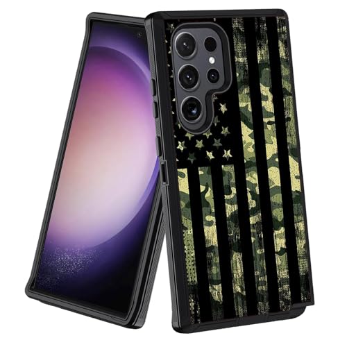 POIUYTREW Galaxy S24 UltraP[Xpɐ݌vꂽA3wϋv[~^[O[h]hoϏՌt{fBیJo[ Samsung Galaxy S24 Ultra 5G 6.8C` 2024AAJʕ