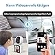 LASTCOW Kamera Indoor Schwenkbar, Videoanrufe Smart Kamera, Baby Monitor Video Überwachung,2,8 Zoll HD Display,mit IR Nachtsich