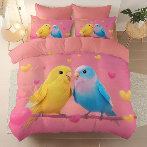 Maße des doppelseitigen Bettbezugs : Dieser hochwertige Bettbezug aus Mikrofaser ist besonders hautfreundlich, atmungsaktiv und angenehm weich – ideal für Kinderzimmer oder Gästezimmer. Das Einzelbett-Set enthält 1 Bettbezug 135 x 200 cm und 1 Kissenbezug 80 x 80 cm. Mit praktischem Reißverschluss für einfaches Beziehen. Pflegeleicht, maschinenwaschbar bis 40°C, schnelltrocknend – perfekt für den täglichen Gebrauch