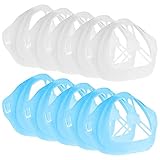 BEAU DESIGN: support tridimensionnel, conçu selon la courbe du visage humain, ajustement fort, et peut réserver plus d'espace de respiration, se sent doux, lisse et léger, adapté à votre visage; Ne vous sentez plus mal à l'aise lorsque vous portez un masque facial.