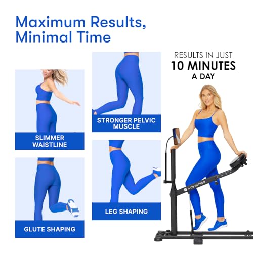 Image of The DB Method Squat Machine, Workout Equipment for Home Gym, Exercise Leg and Glutes, Low Impact Lower Body Fitness Workouts, Training for Total-Body, Easy Setup, Foldable for Storage