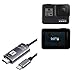 BoxWave Cable Compatible with GoPro Hero 7 Black - SmartDisplay Cable - USB Type-C to HDMI (6 ft), USB C/HDMI Cable for GoPro Hero 7 Black - Jet Black