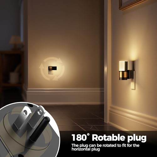 Image of Briignite Night Lights Plug into Wall, 2 Pack Dimmable LED Night Light
