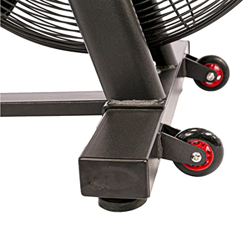 Image of Fitline HIIT Air Bike-Rage Full Body Workout for Exercise (Black & Red, FL Rage - Air Bikes-04)