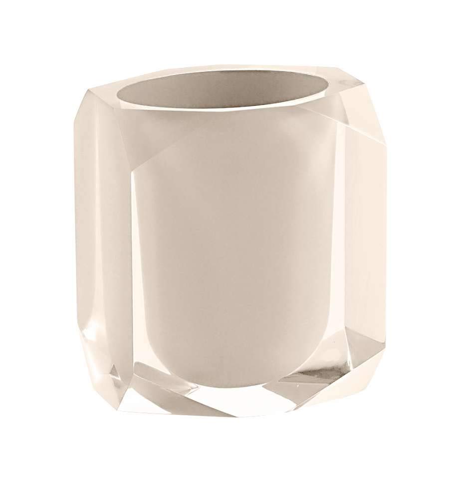 Gedy Chanelle Portacepillos Resin Beige 7 x 9 x 10.5 cm
