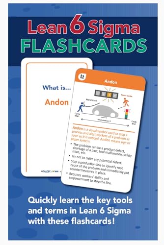 Cartes flash Lean 6 Sigma pour mémoriser facilement les concepts clés sans stress