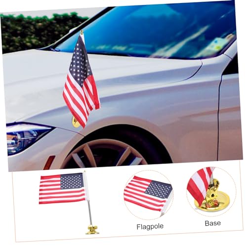 LIOOBO Bandeiras 1 Conjunto De Suporte De Banner De Mastro De Bandeira Estados Unidos