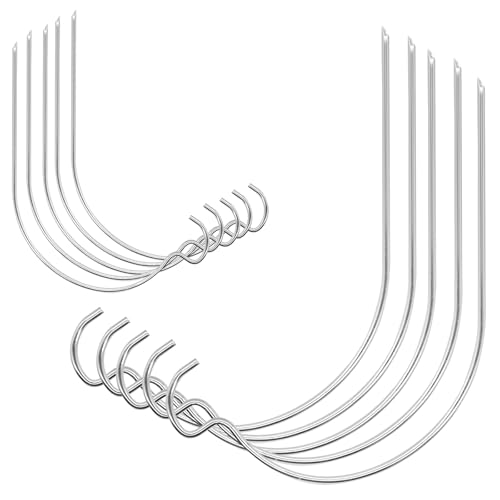 20 PCS Picture Hercules Hooks Heavy Duty Wall Hangers for Art Clock Shelves Mirrors (Silver)
