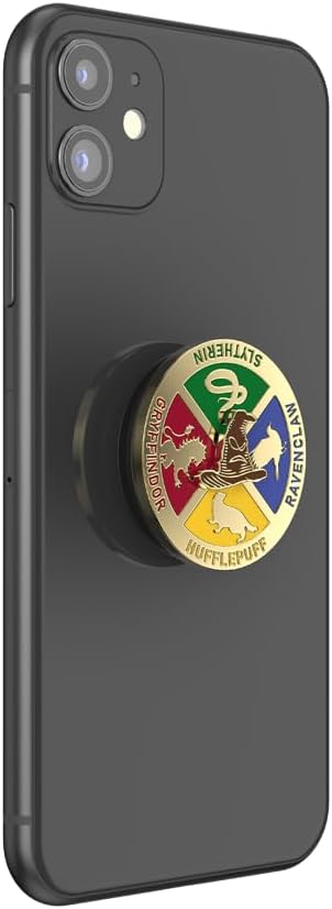 PopSockets Adhesive Phone Grip, Holder, Phone Stand, Harry Potter - ENAMEL SPINNER SORTING HAT