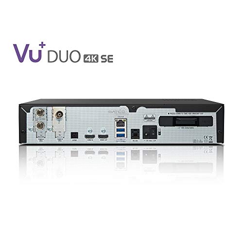 VU+ Duo 4K SE sat-/terr.-ontvanger, zwart, DVB-S2X FBC Twin Tuner, DVB-T2 Dual - Image 3