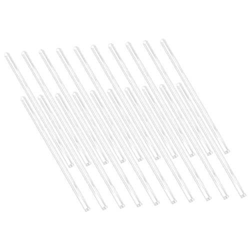 Happyyami 20pcs Led Shower Light Tubes Transparent Replacement Tubes for Outdoor Decoration for Shower for Festive Ambiance