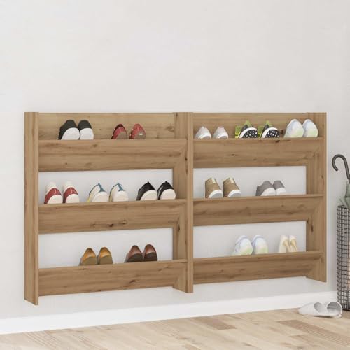 Rangement chaussures mural étagères modulables pour baskets et talons - 5