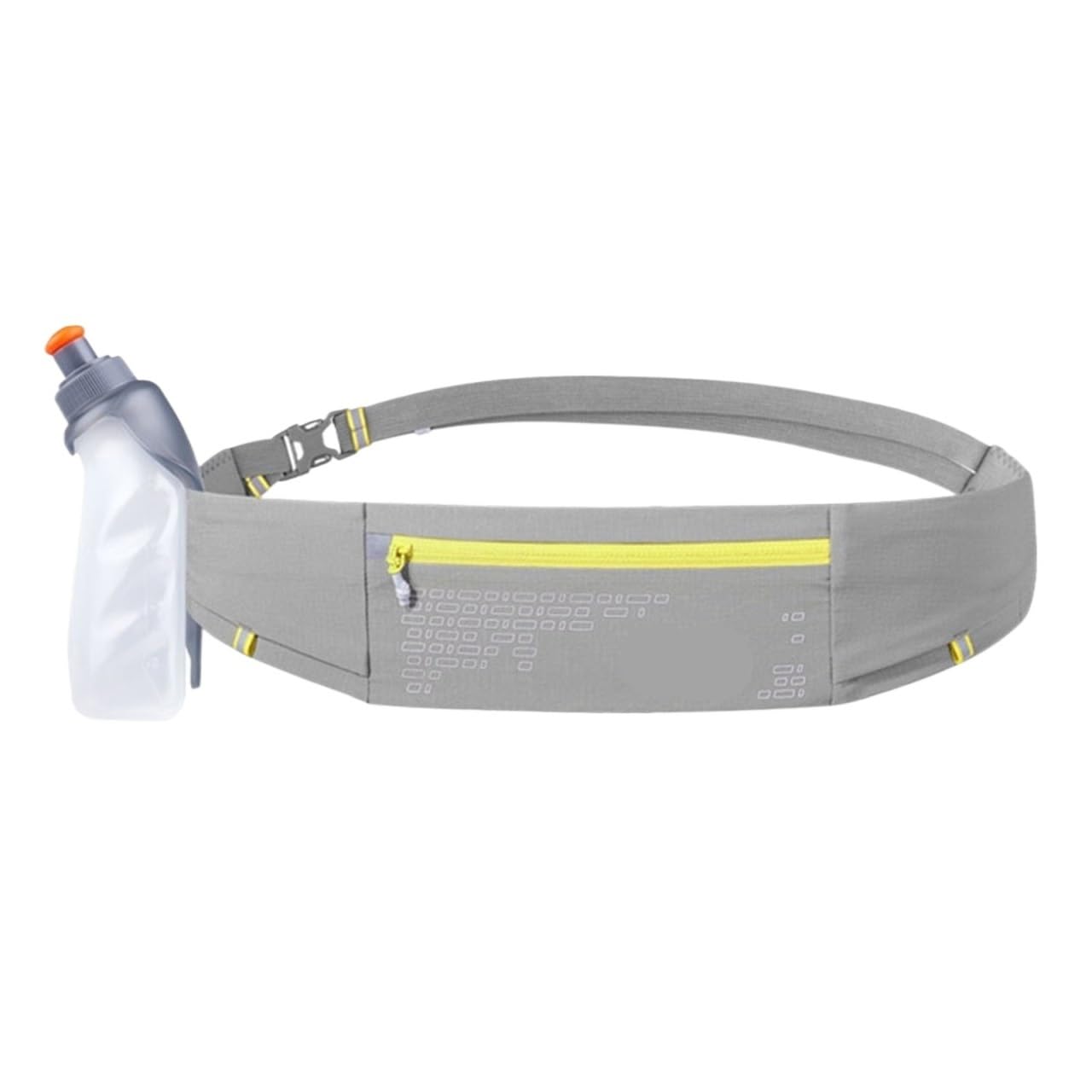 Riñonera for Correr cómoda al Aire Libre cinturón de hidratación riñonera Bolsillos Deportivos for Fitness Gimnasio Senderismo para Walking, Deporte(Gray with Kettle)