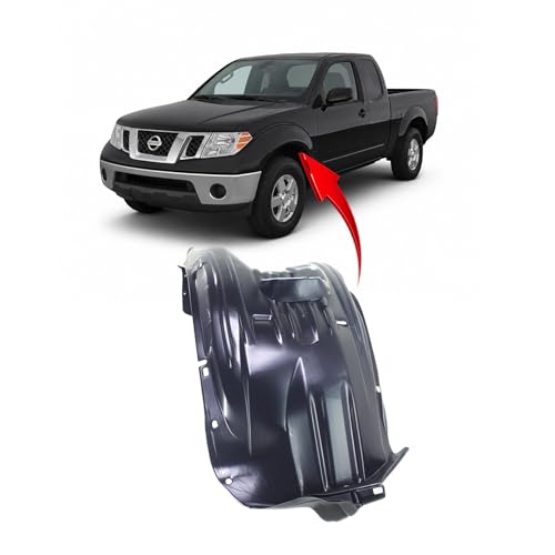 Image of Compatible with Nissan Frontier 2005-2021 Front Left Fender Liner | Driver Side, Plastic, Ready to Install, OEM 63841ZS00A, NI1250128
