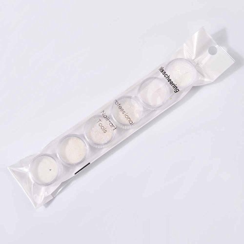 6 Pcs Pearl Nail Powder Set, Neon Rainbow Holographic Ice Transparent Aurora Nail Powder, Chrome Iridescent Pigment Pearlescent High Gloss Nail Art Glitter #TOP5