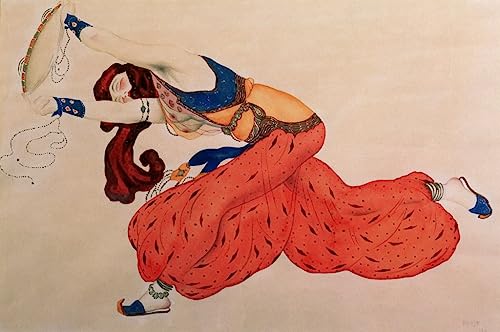 Tableau une étude pour une figure d'un danseur pour décoration chambre élégante