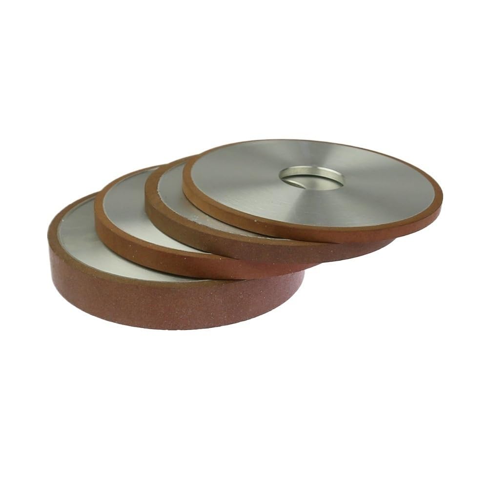 wytrzymała tarcza szlifierska diamentowa, Płaska ściernica diamentowa do szkła ceramicznego ze stali stopowej P150 P240 P320 Wiele rozmiarów(125MM*20MM*32MM*4MM*320)